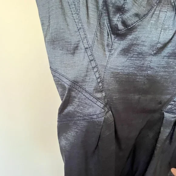 Stella McCartney Silk Cashmere A-Line Dress Size 2 - Picture 7 of 9